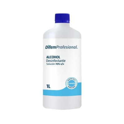 Alcohol Desinfectante 70% 1 Litro Difem